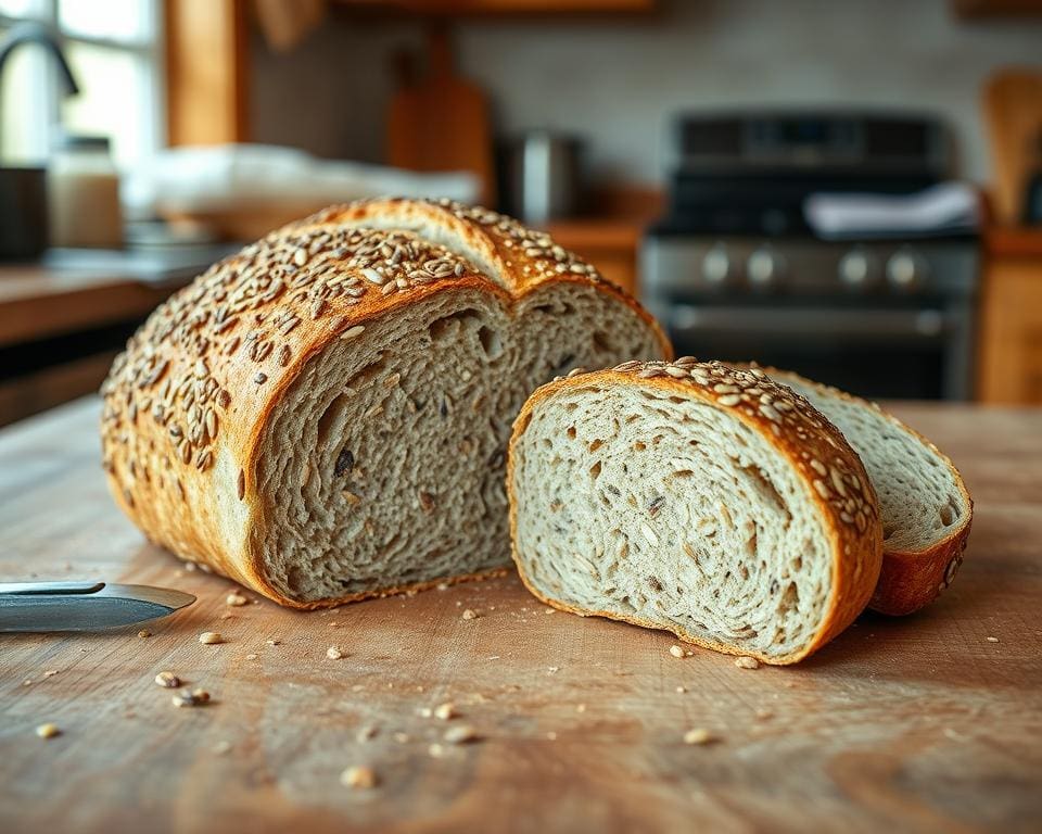 Ambachtelijk meergranenbrood met zadenmix