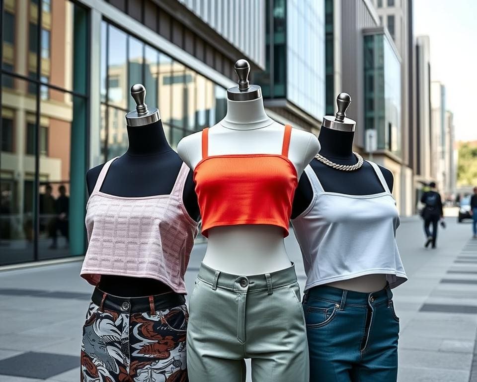 Balenciaga crop tops: Innovatie en stijl in één