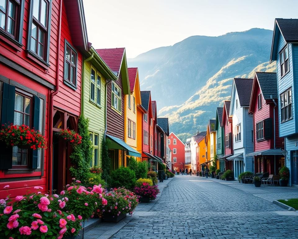 Bergen: kleurrijke huizen en Noorse wandelroutes
