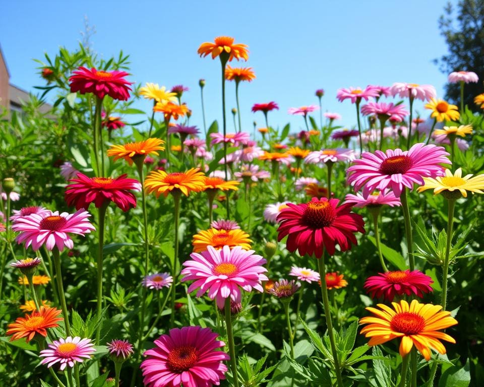 Bloeiseizoen vaste planten