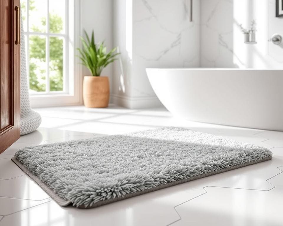 Douchematten met een zachte en absorberende kern