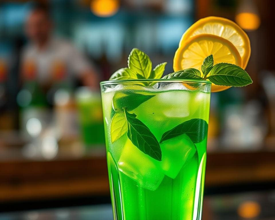 Gin Basil Smash - groene cocktail met pit