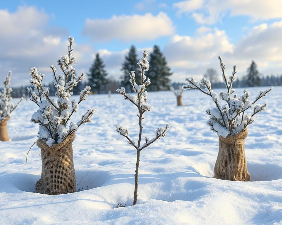 Hoe bescherm je jonge boompjes tegen vorst?