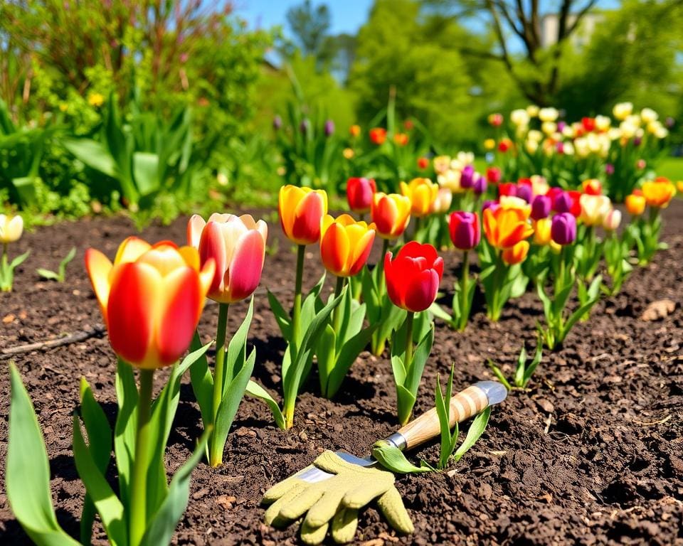 Hoe plant je tulpen voor een voorjaarstuin?