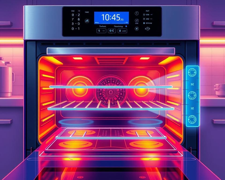 Hoe werkt slimme temperatuurregeling in een oven?