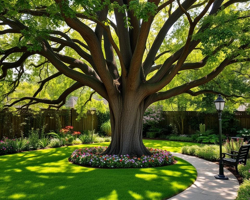 Is een eik geschikt voor een kleine tuin?