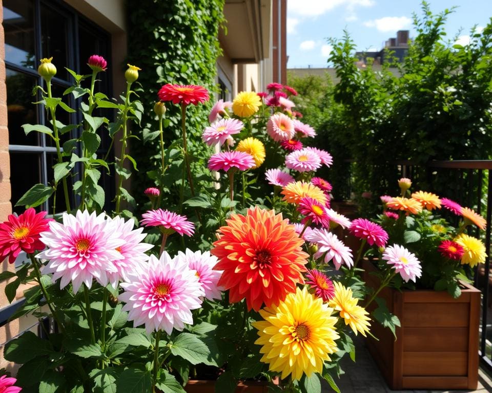 Kun je dahlia’s op het balkon kweken?