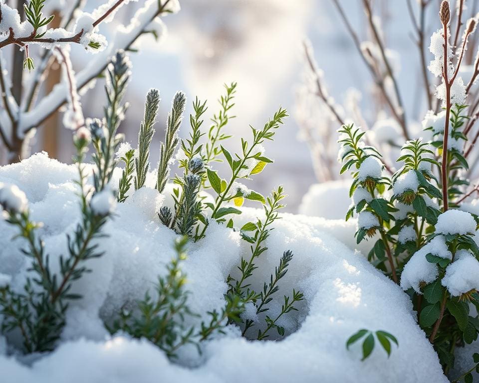 Kunnen kruiden overleven in de winter?