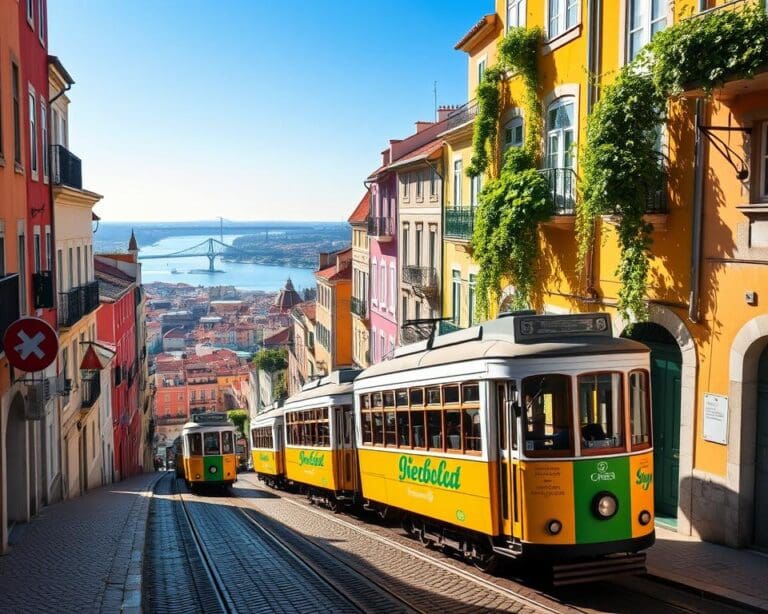 Lissabon: verken kleurrijke trams en prachtige uitzichten