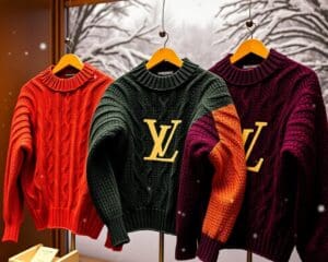 Louis Vuitton sweaters: Luxe knitwear voor koude dagen