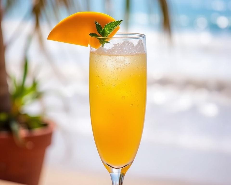 Mango Bellini: Een bruisend drankje vol fruit