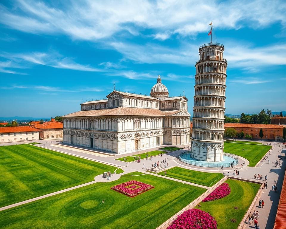 Piazza dei Miracoli en de Dom van Pisa