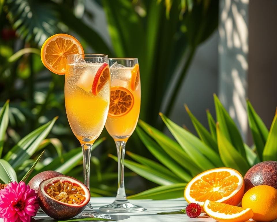 Prosecco Punch met een vleugje passievrucht