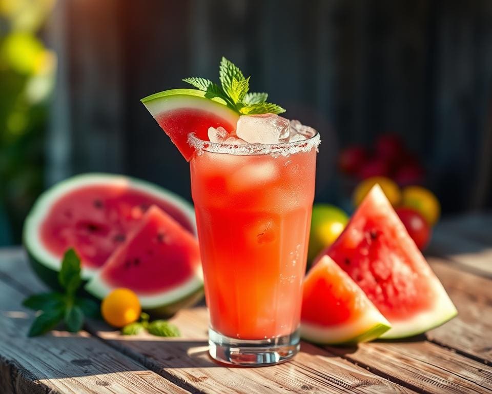 Servietips Frozen Watermelon Margarita