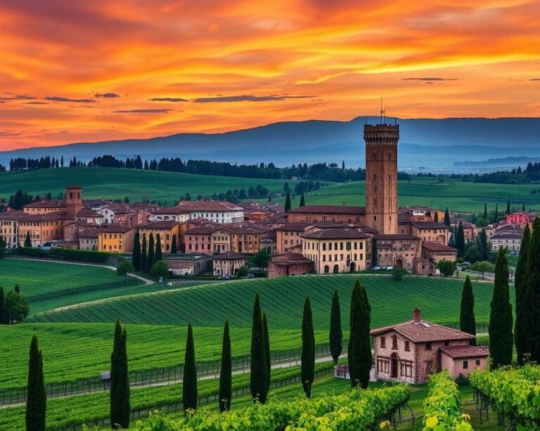 Siena: middeleeuwse charme en Toscaanse wijngaarden