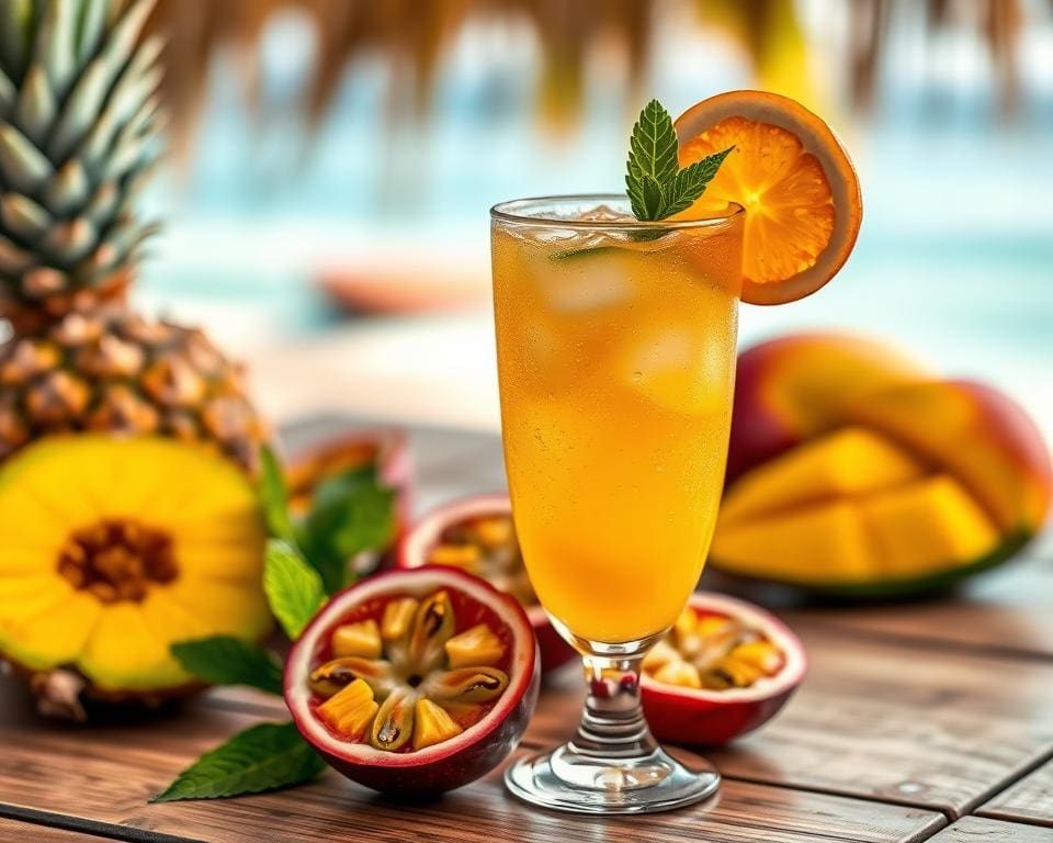 Sparkling Passion Fruit Punch: Tropisch genieten