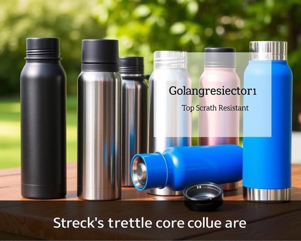 Thermosflessen met een krasbestendige buitenlaag