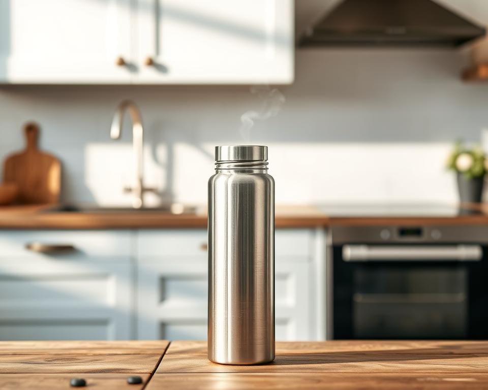 Thermoskannen met een eenvoudige schenktuit