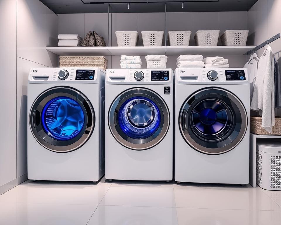 Wasmachines met een ultra-snelle droogmodus