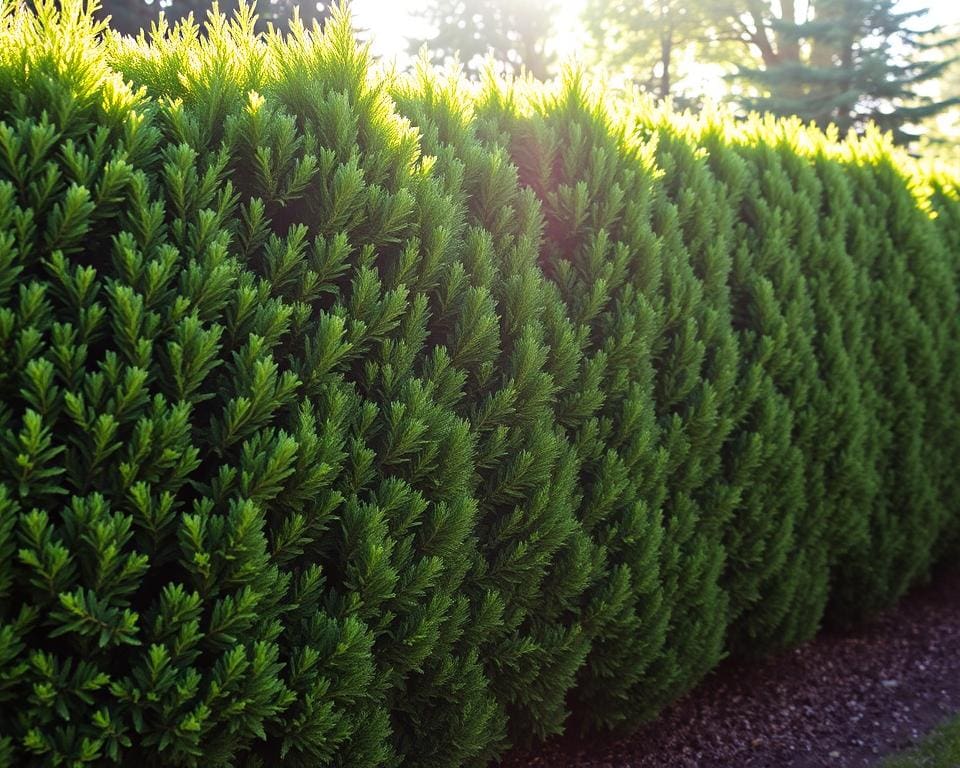 Wat maakt de taxus ideaal als haagplant?