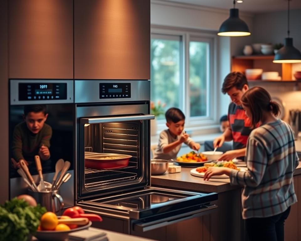 Wat maakt een slimme oven handig voor drukke huishoudens?