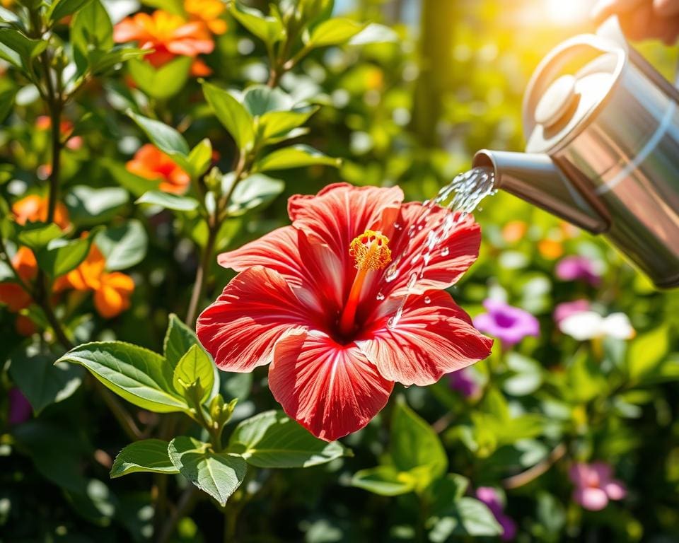 hibiscus water geven