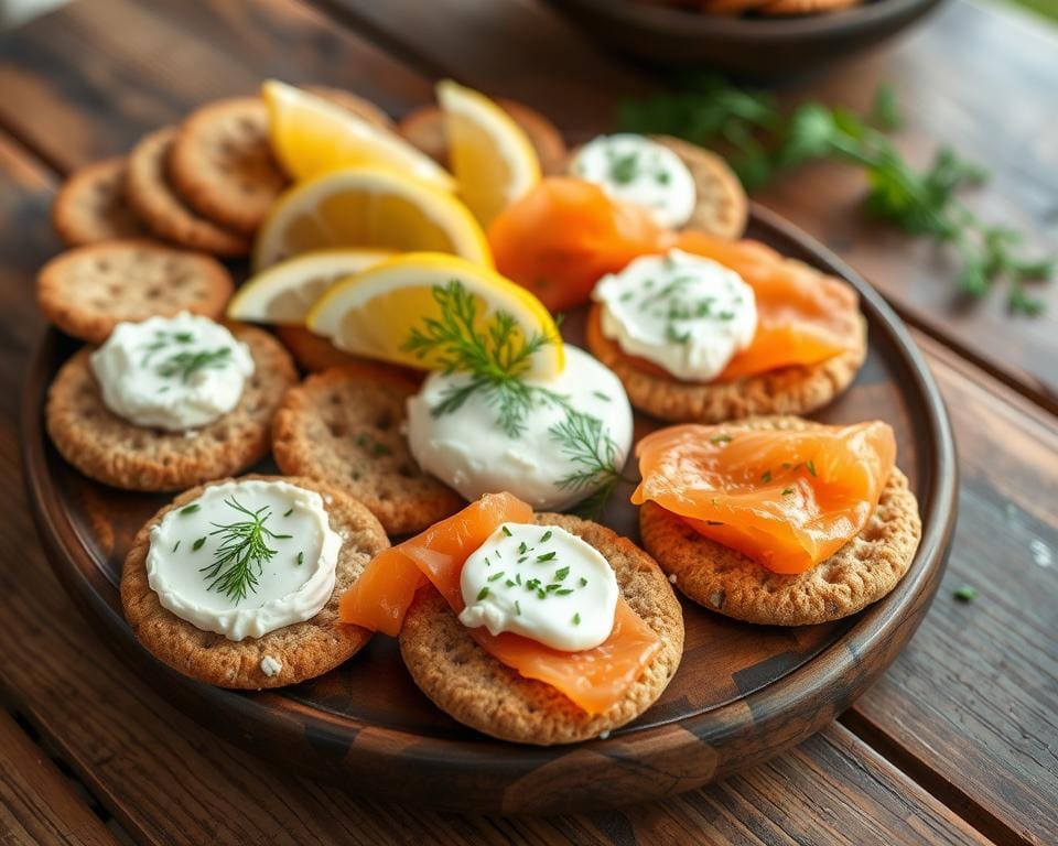 recepten met volkoren crackers