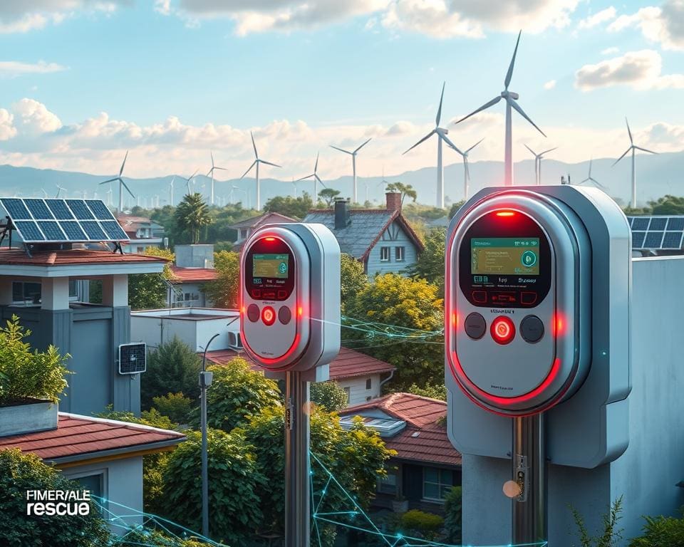 slimme energiemeters en duurzame energie