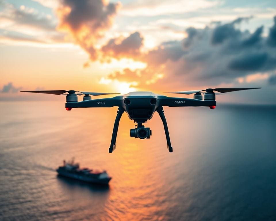 voordelen van drones bij scheepsroutebewaking