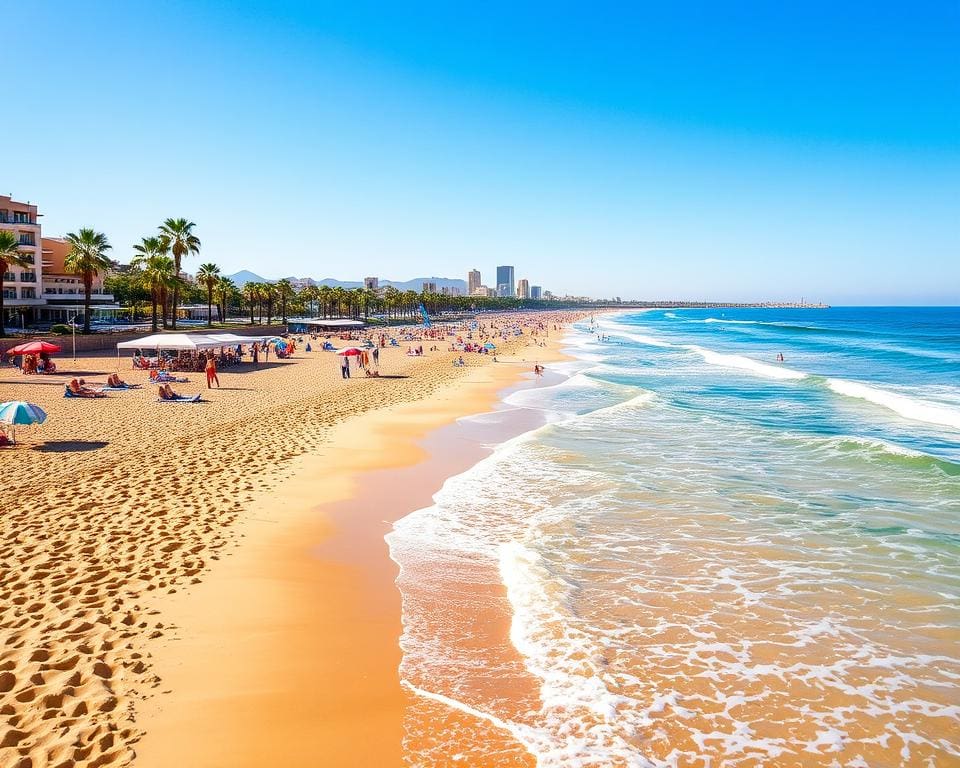 zonnige stranden Valencia