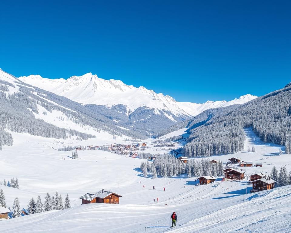 Andermatt: Zwitsers skiën in rust en pracht
