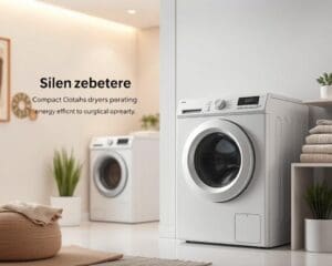 Compacte wasdroger met stille werking