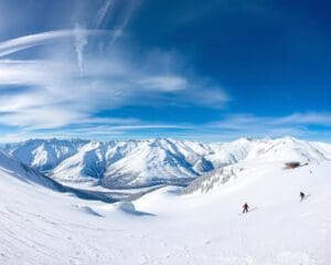 Crans-Montana: Zwitsers skiën met panorama’s