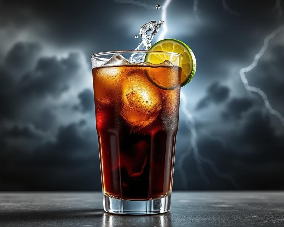Dark & Stormy: Een pittige rumcocktail