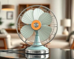 Design tafelventilator in retro stijl: functioneel en decoratief
