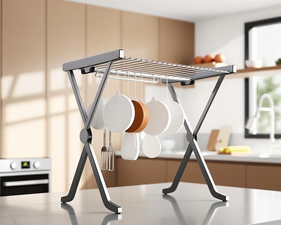 Droogrekken met ruimtebesparend ontwerp