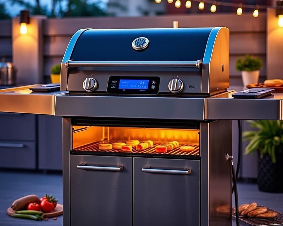 Elektrische BBQ’s met een ingebouwde digitale interface