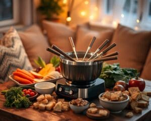 Elektrische fondueset voor gezellige avonden