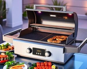 Elektrische grill met automatische uitschakeling