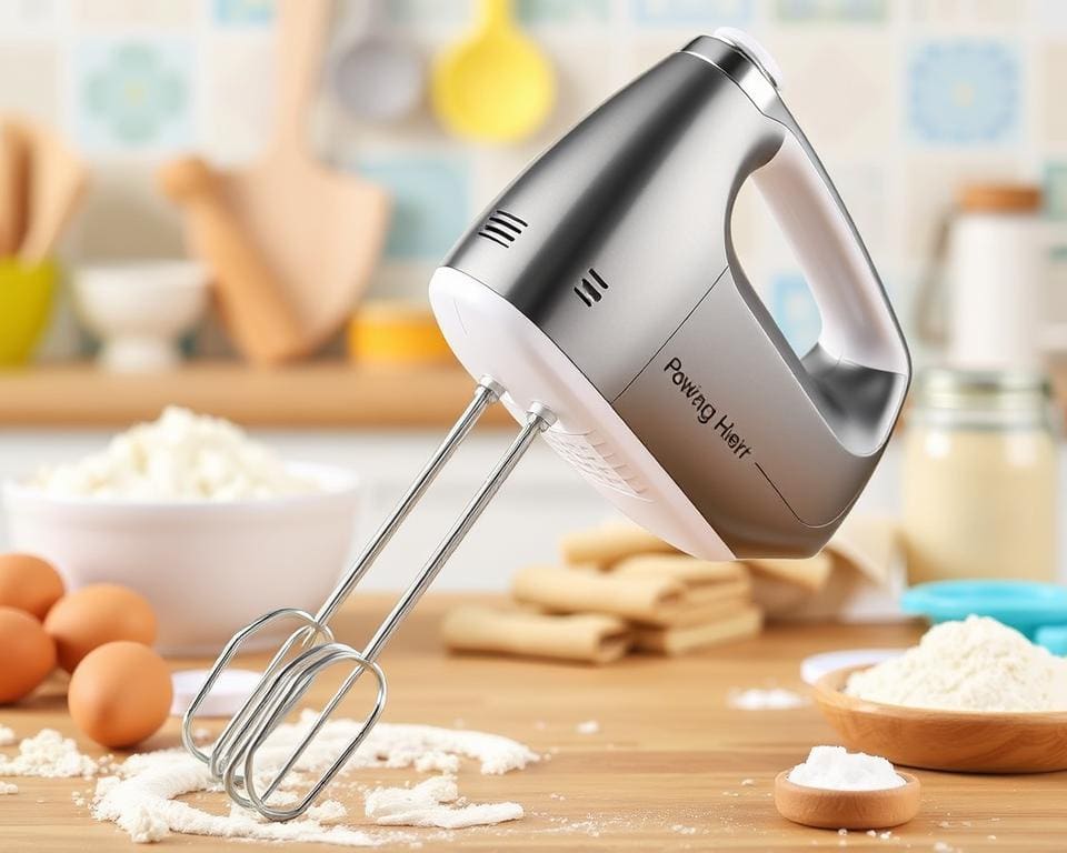Elektrische handmixer met krachtige motor