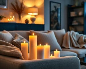 Elektrische kaarsen voor een sfeervol interieur