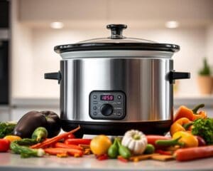 Elektrische slowcooker met digitale timer
