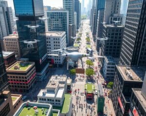 Hoe verbeteren drones de logistiek in stedelijke gebieden?