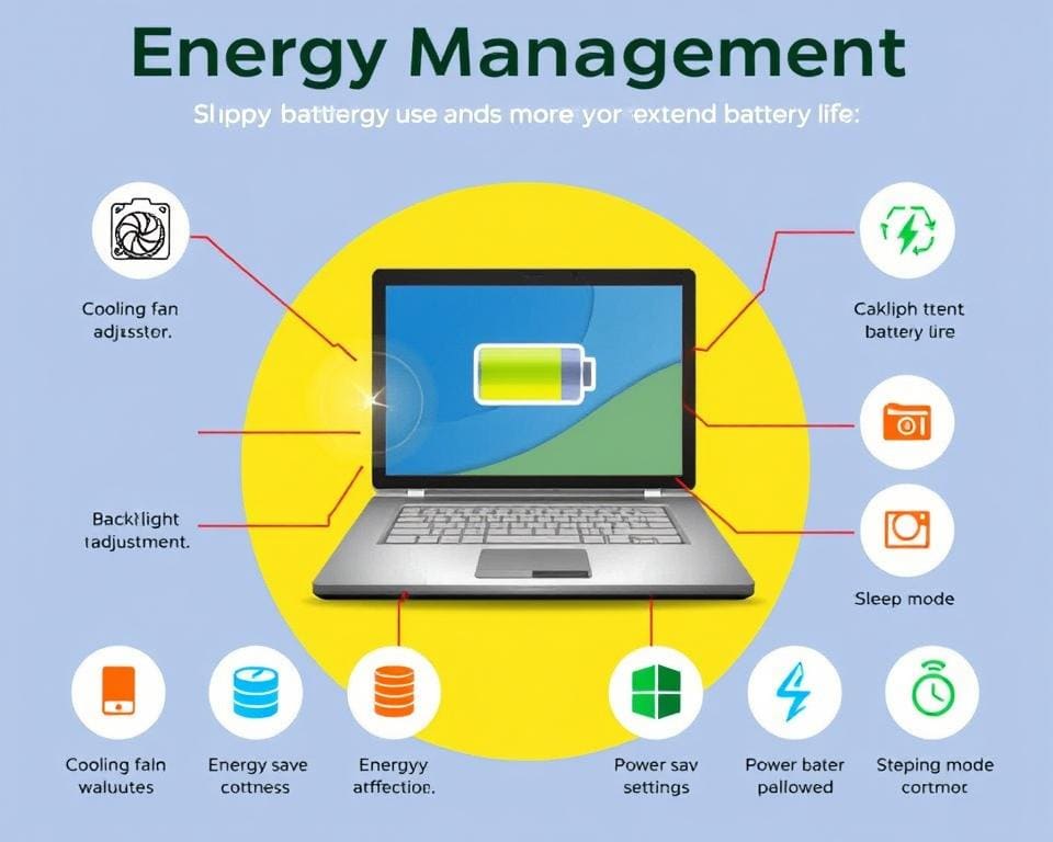 Hoe werkt energiebeheer in laptops voor langere batterijduur?
