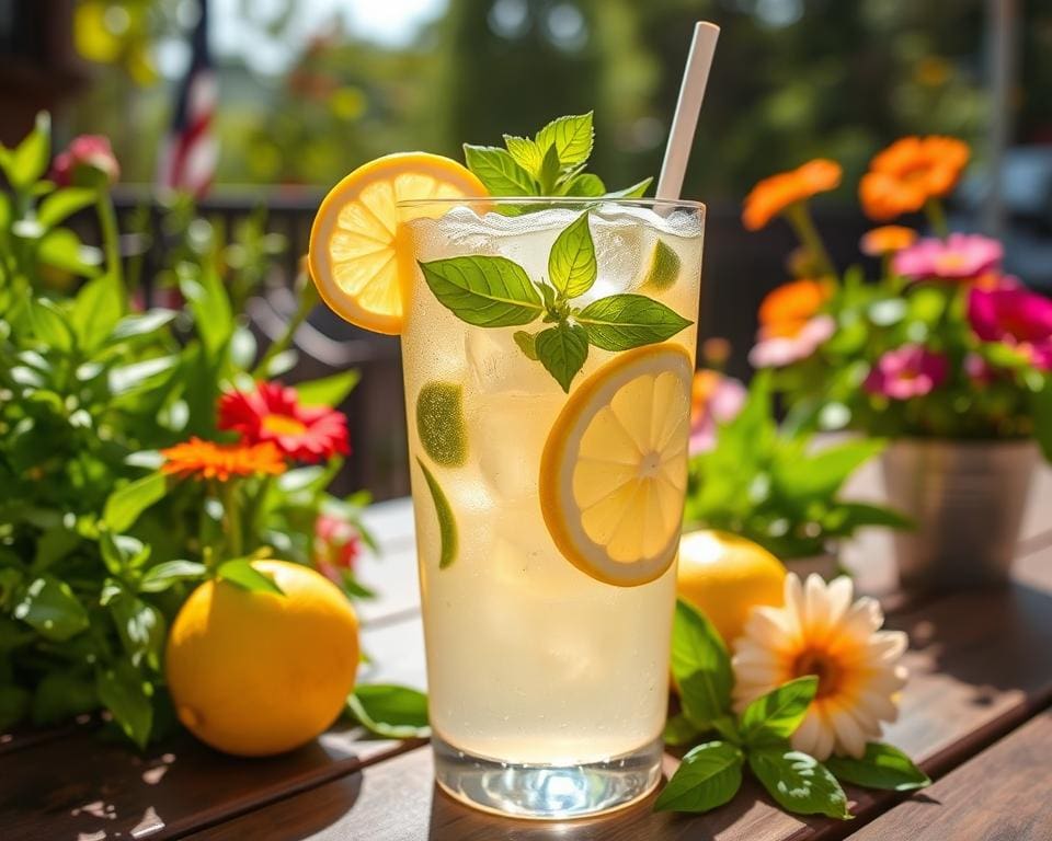 Lemon Basil Cooler: Frisheid in een glas