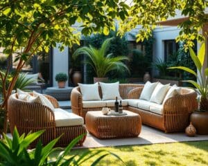 Luxe loungeset in rotanstijl: stijlvol en duurzaam