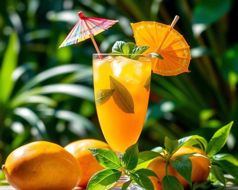 Mango Basil Smash: Een tropische cocktailervaring