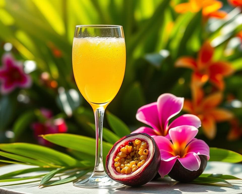 Passion Fruit Bellini: Tropisch en sprankelend