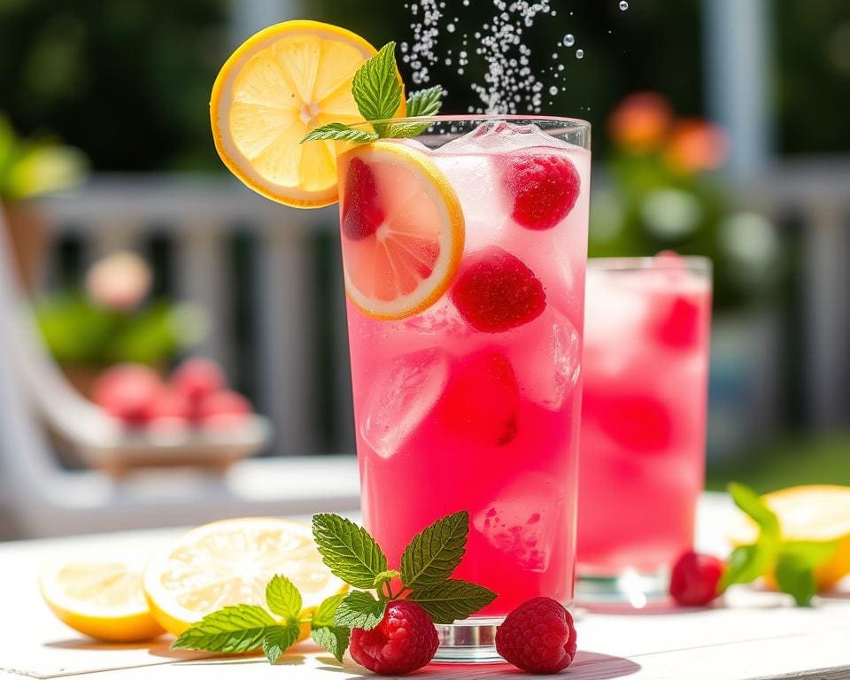 Raspberry Lemonade Spritz: Fris en feestelijk
