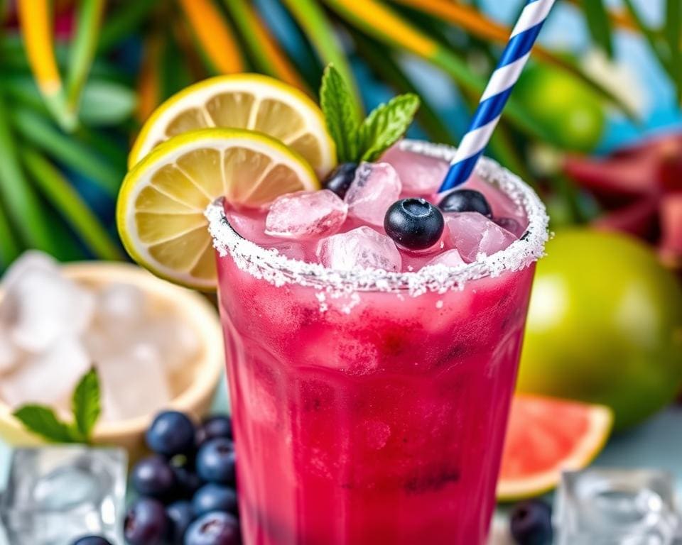 Recept Frozen Blueberry Margarita